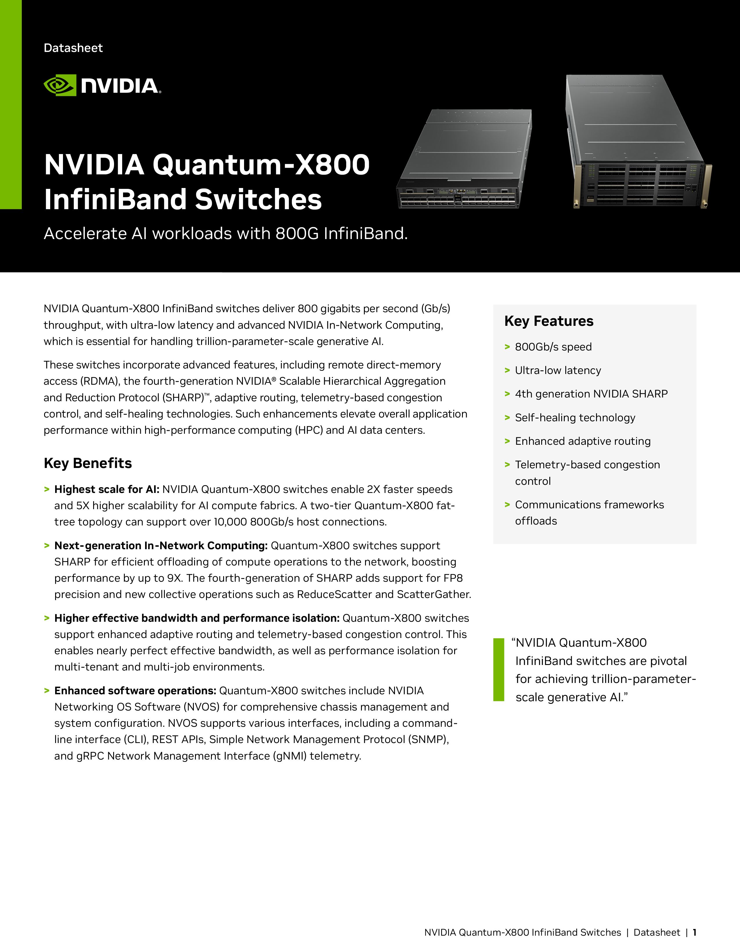 NVIDIAQuantum-X800InfiniBandSwitchesDatasheet(4)-1